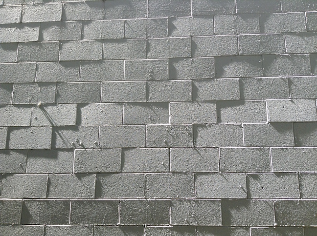 concrete block wall
